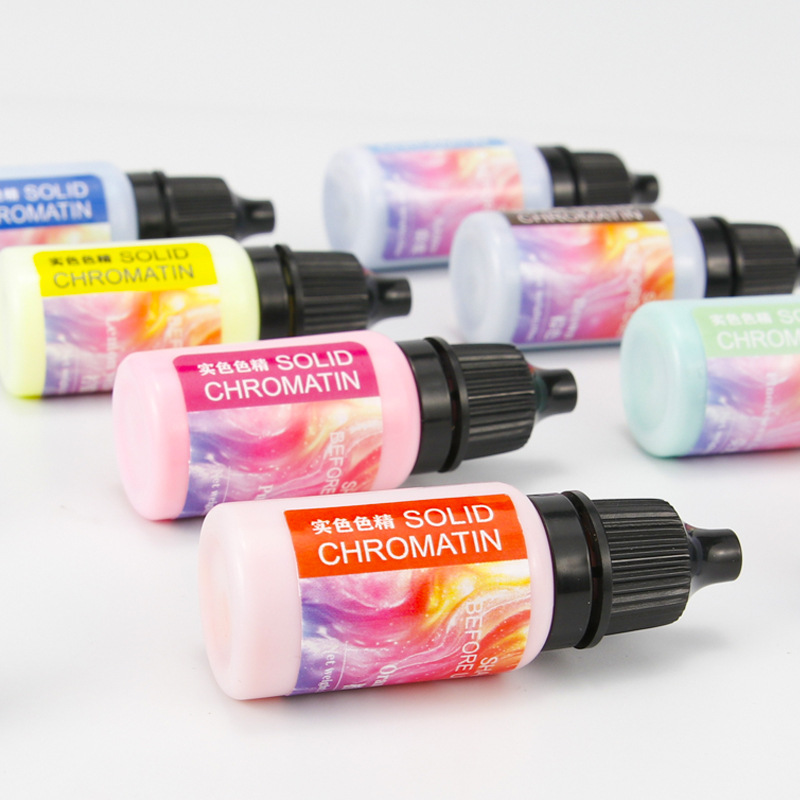 24 color high concentration macaron solid color essence, handmade DIY crystal dropper UV glue toner,