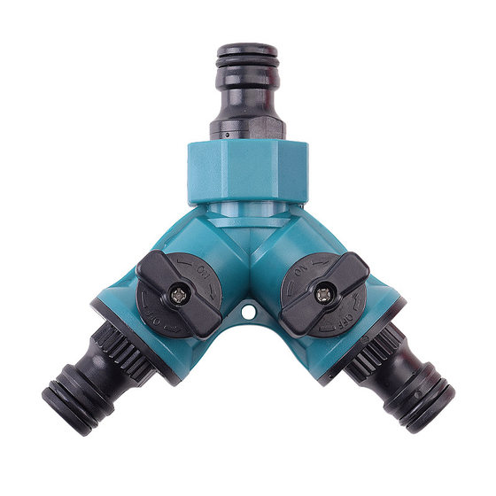Hose Splitter Tee Joint Four-point Six-point One-inch Hose Water Pipe Splitter Tee Independent Valve Water Pipe Connection