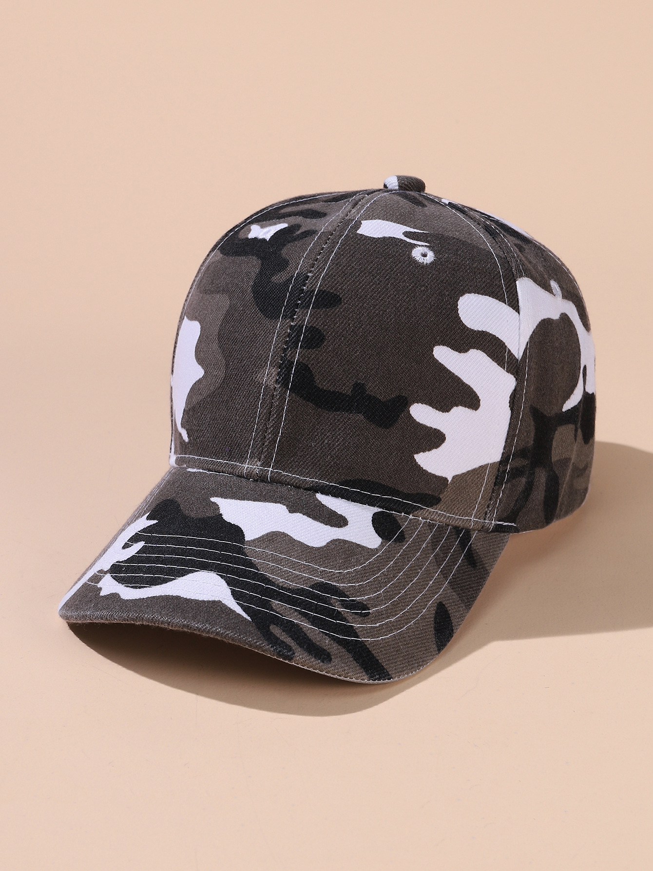 Unisexo Estilo Simple Camuflaje Aleros Curvos Gorra De Beisbol display picture 3