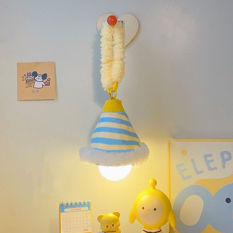 宿舍床头小夜灯卧室睡眠灯挂式悬挂可爱房间装饰小吊灯夜用氛围灯|undefined