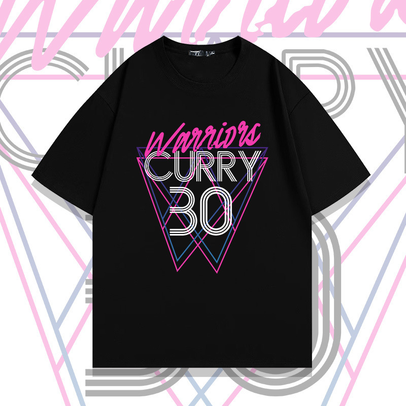 Curry T-Shirt Men's Warriors No. 30 Sports American Basketball Short-Sleeved Quick-Drying Loose T-Shirt Shooting Uniform Training Uniform Curry T-Shirt Men's Warriors No. 30 Sports American Basketball Short-Sleeved Quick-Drying Loose T-Shirt Shooting Uniform Training Uniform