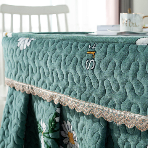Heating pad table cover square plush thick winter home electric stove cover heating pad new model