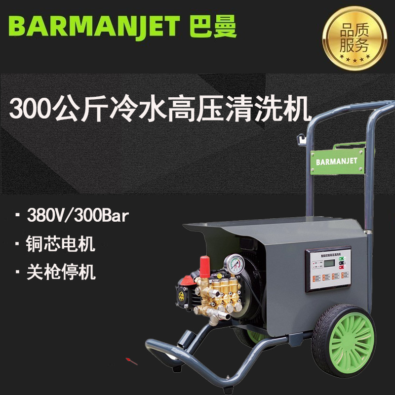 300公斤冷水高压清洗机BM301  380V大功率冲洗机 工厂车间用 强