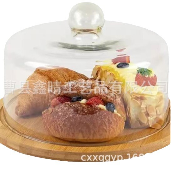 Bandeja de pizza de madera para cocina casera Bandeja de pastel de madera maciza simple creativa Bandeja de bocadillos de madera redonda para sala de estar