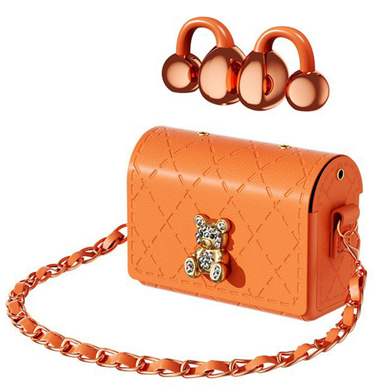 Cross-Border New Creative Ear Clip-Style Leather Bluetooth Earphone Protective Case for Girls, Sports Gift Accessories, Luggage Q69 Cross-Border New Creative Ear Clip-Style Leather Bluetooth Earphone Protective Case for Girls, Sports Gift Accessories, Luggage Q69