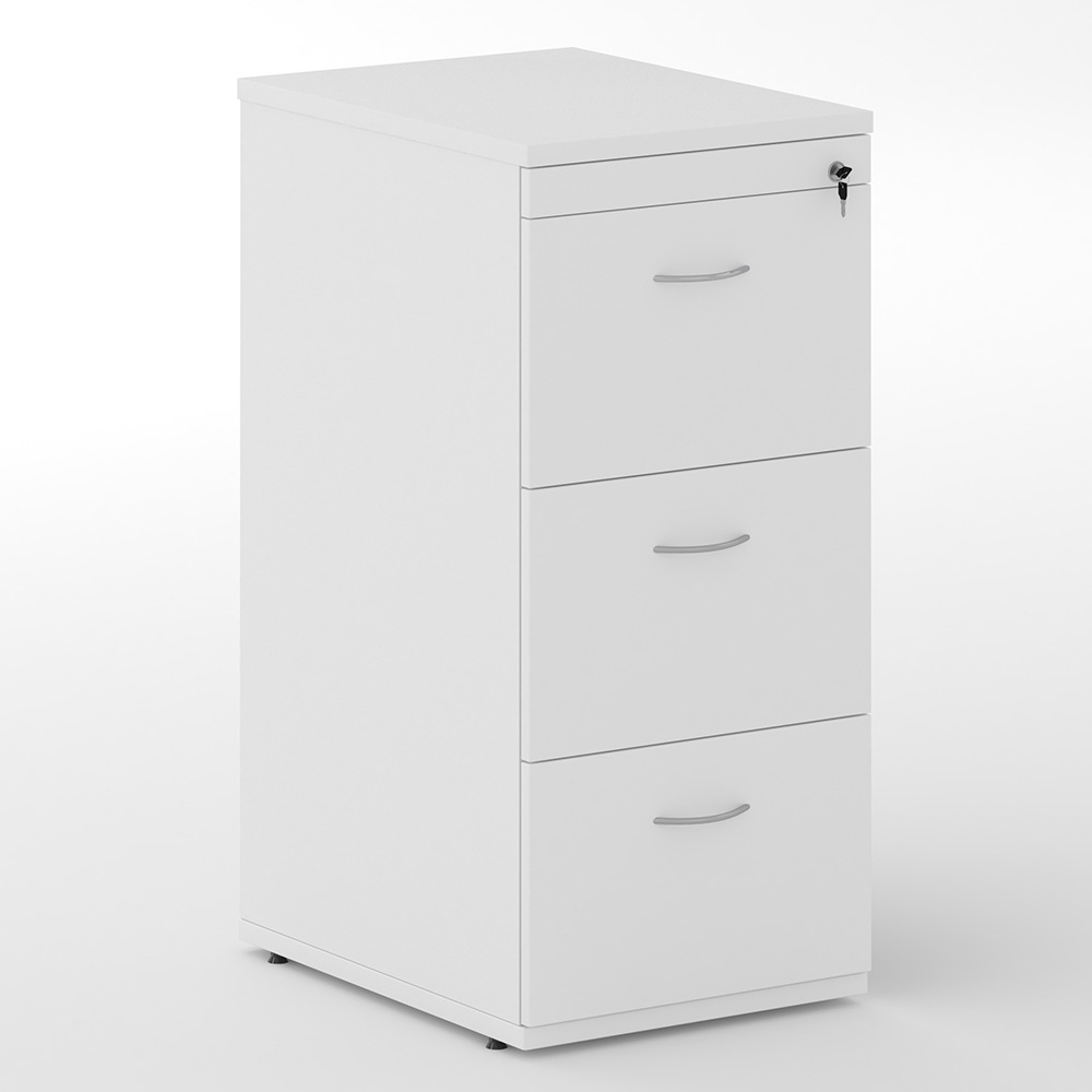 Archivador tipo cajón con cerradura archivador de oficina tres cajones armario de tres cubos simple gabinete de información de oficina financiera image 5
