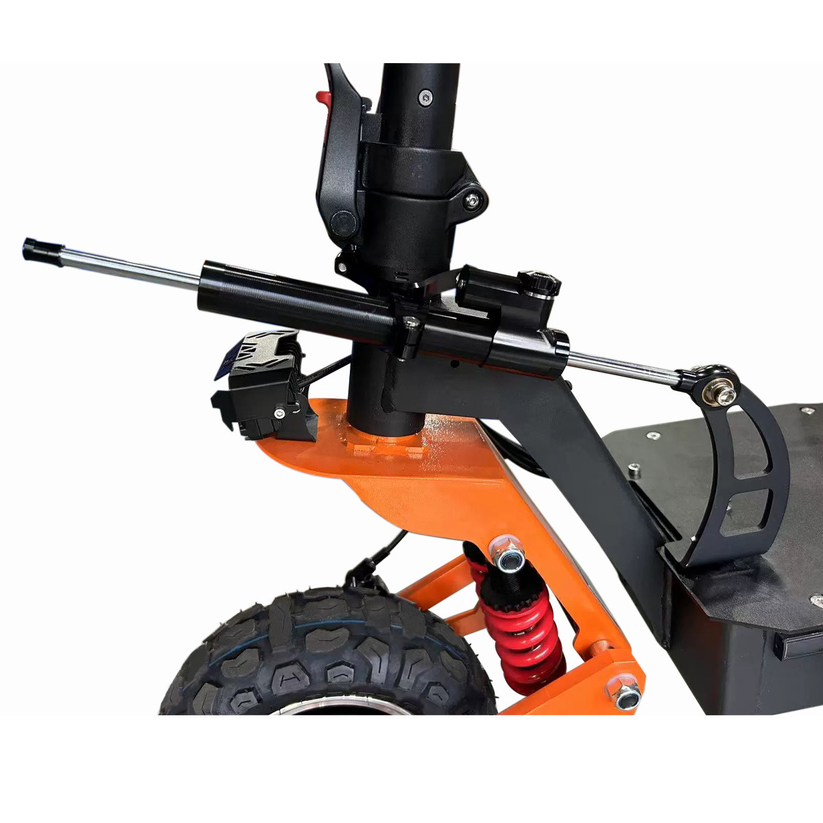 Retuol 11inch X5 Damper Accessories Electric Scooter Extended Stroke Damper Stabilizer Titanium Ruler