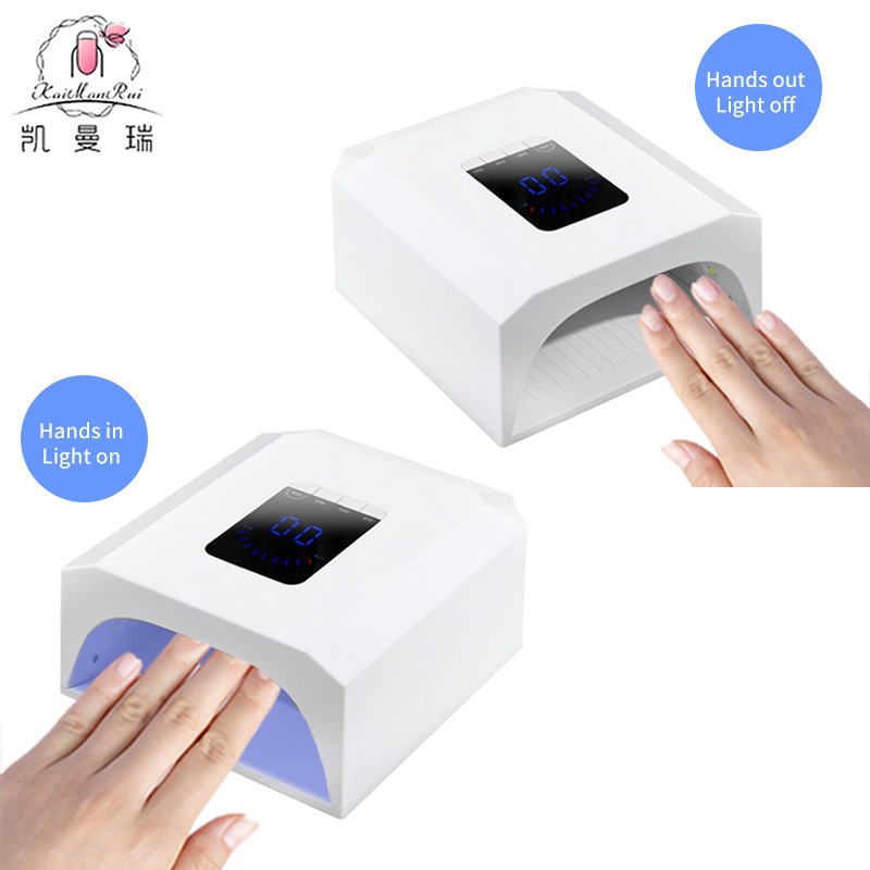 268W alta potencia manicura luz 7800mAh larga duración manicura luz de fototerapia manicura tienda de manicura luz de pegamento de manicura horneado luz transfronteriza