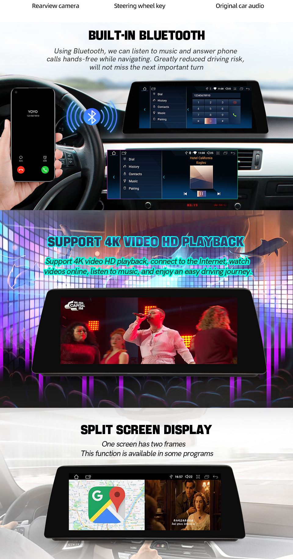 For Bmw 3 Series E90 320I 2006 2007 10.25'' Carplay Android