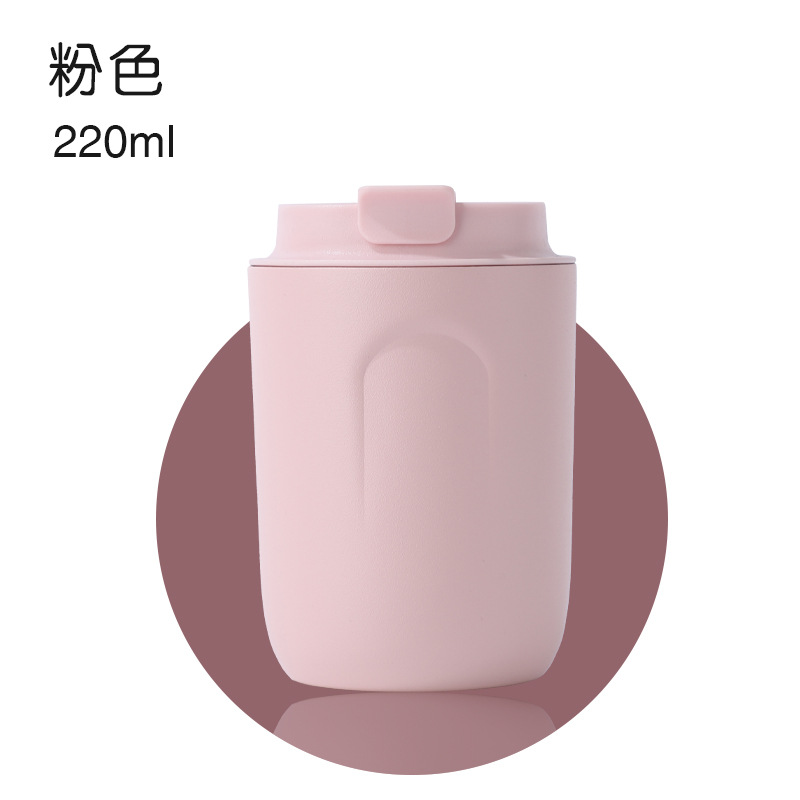 Mini taza de café 316 Acero inoxidable portátil ventosa moda práctico regalo taza tres D Impresión logotipo al por mayor