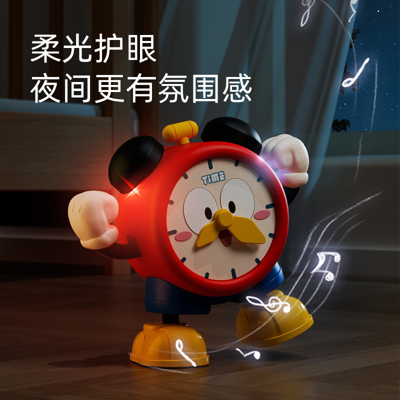 Reloj de baile eléctrico transfronterizo 48 canciones para bebés y niños pequeños ejercicio para aprender a raspar juguetes de educación temprana para niños