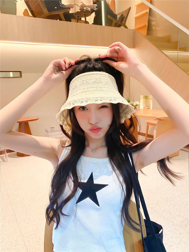 Women's Elegant Basic Solid Color Flat Eaves Sun Hat display picture 3