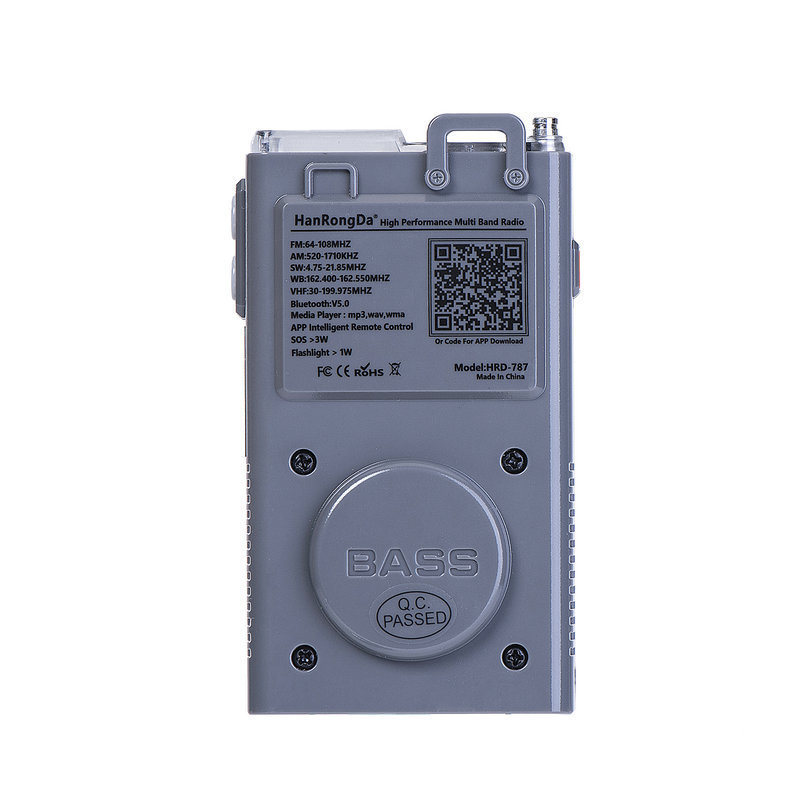 HRD - 787 radio de banda completa de alto rendimiento portátil tarjeta Bluetooth para personas mayores radio Walkman para personas mayores