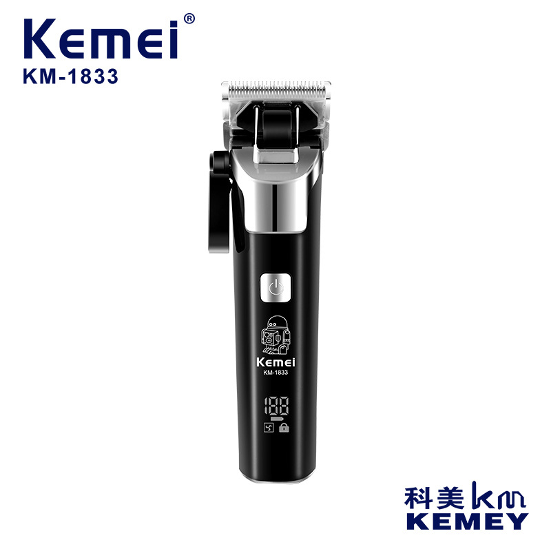 Cortadora de Pelo Eléctrica Kemei KM-1833, Recortadora de Pelo Profesional para Hombre, Máquina Eléctrica para Cortar el Cabello