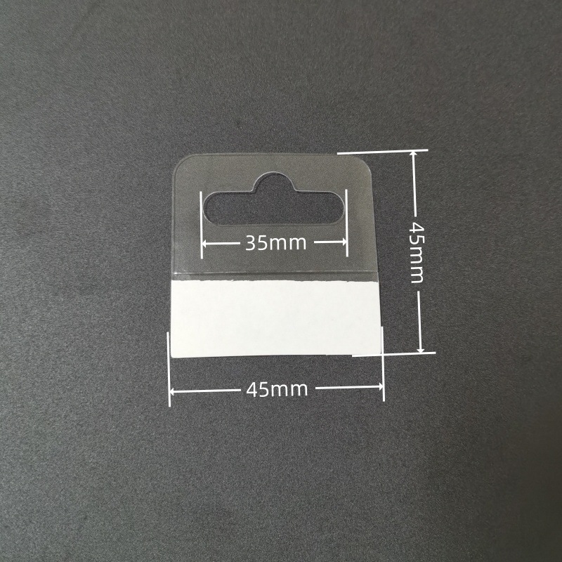 Perno de avión 45*45*0,4mm * PET/PVC/PP * transparente