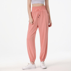 Spring and summer casual sports pants quick-drying women's running yoga loose dance clothes breathable fitness trousers