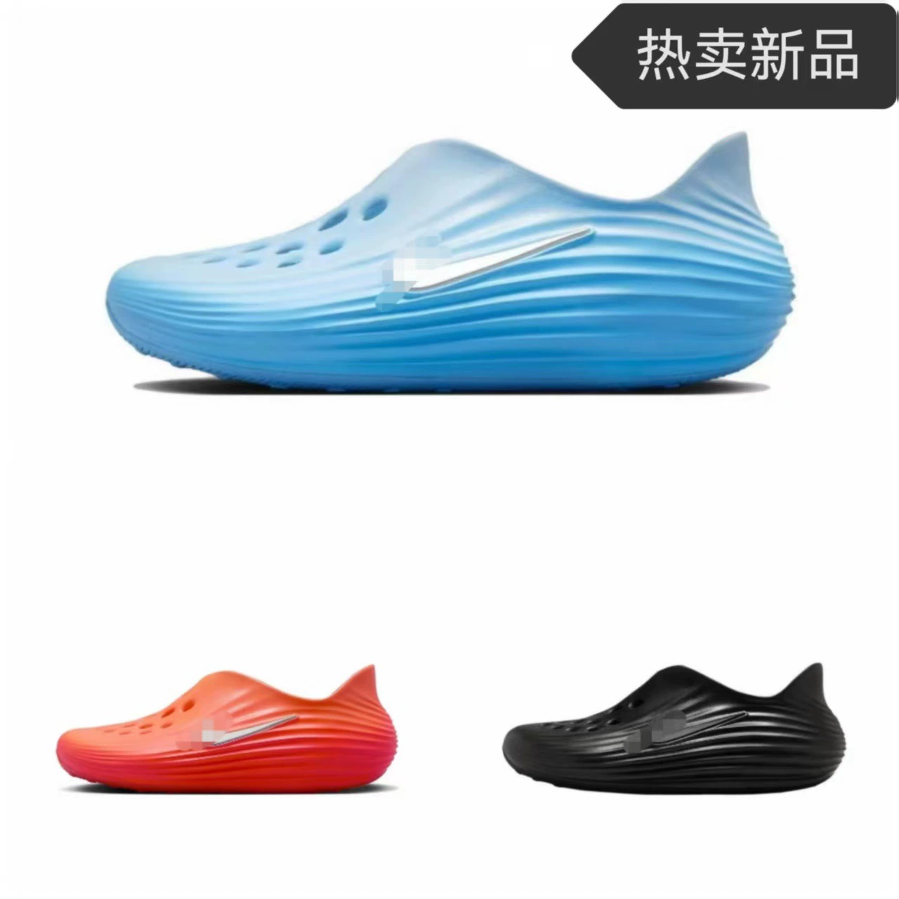 Летние дышащие сабо ReactXRejuven8 2025 года с закрытым носком, спортивные шлепанцы, европейский и американский повседневный универсальный стиль