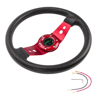Car Modification Racing Game Steering wheel - red
