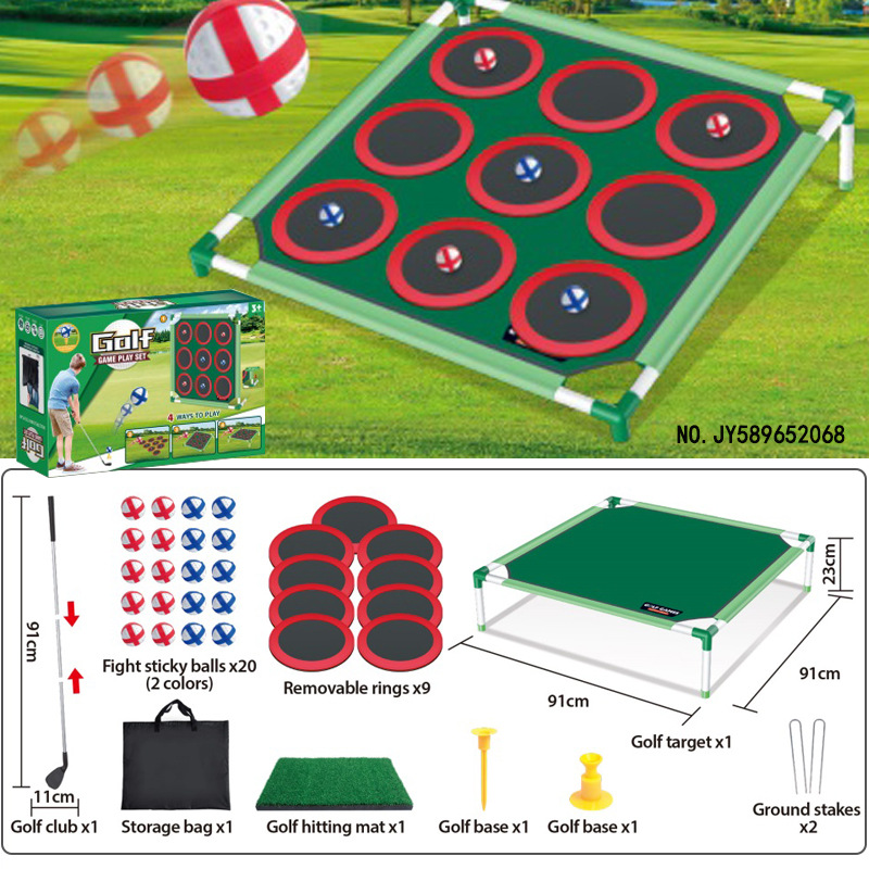 Juegos de golf transfronterizos almohadilla objetivo banda de soporte práctica indoor al aire libre juego interactivo padre-hijo lote