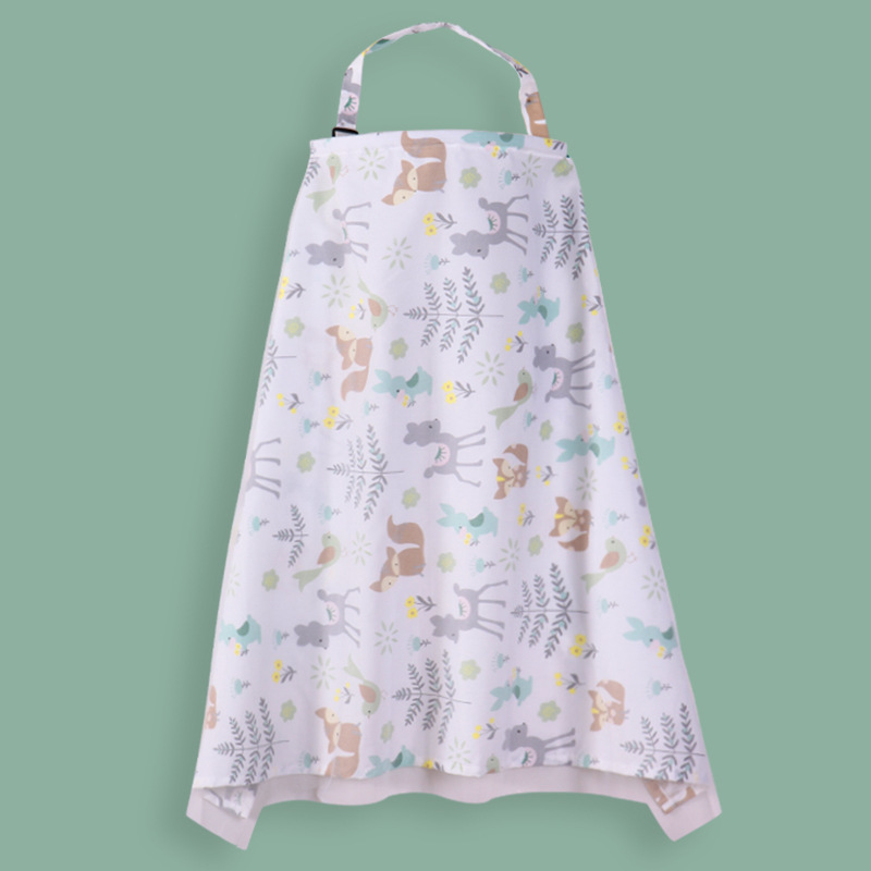 Toalla de Enfermería de algodón Toalla de enfermería para la primavera, el verano y el otoño de ropa de enfermería cubierta de la toalla cubierta de La Herradura