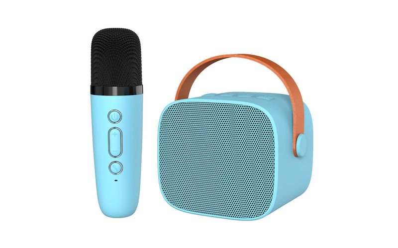 クロスボーダー Amazon ミニ Bluetooth スピーカー ポータブル屋外カラオケマイクスピーカー マイクサブウーファー付き|undefined