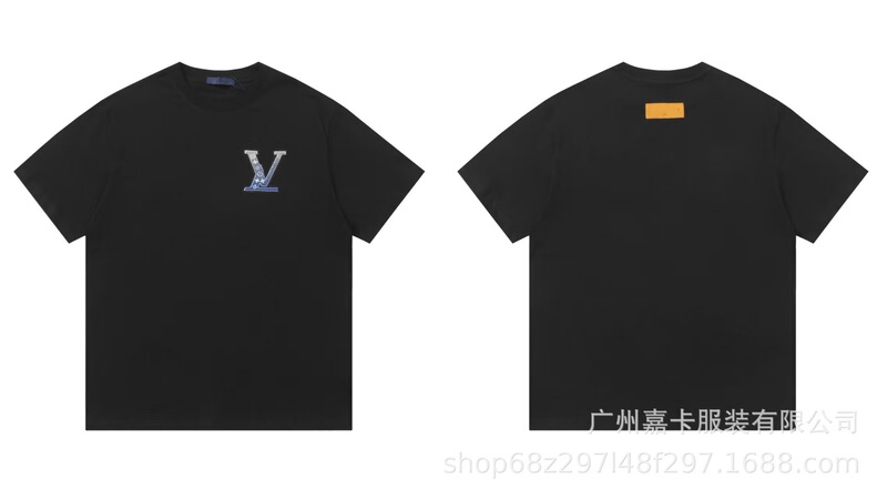 跨境25ss驴家高品质时尚短袖潮牌外贸经典款男女同款T恤透气棉质|undefined