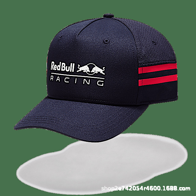 外国貿易レッドブルハットピークキャップF1レーシングハット男女カップルハットハードトップ野球帽サンシェードカーブつばフラットつば|undefined