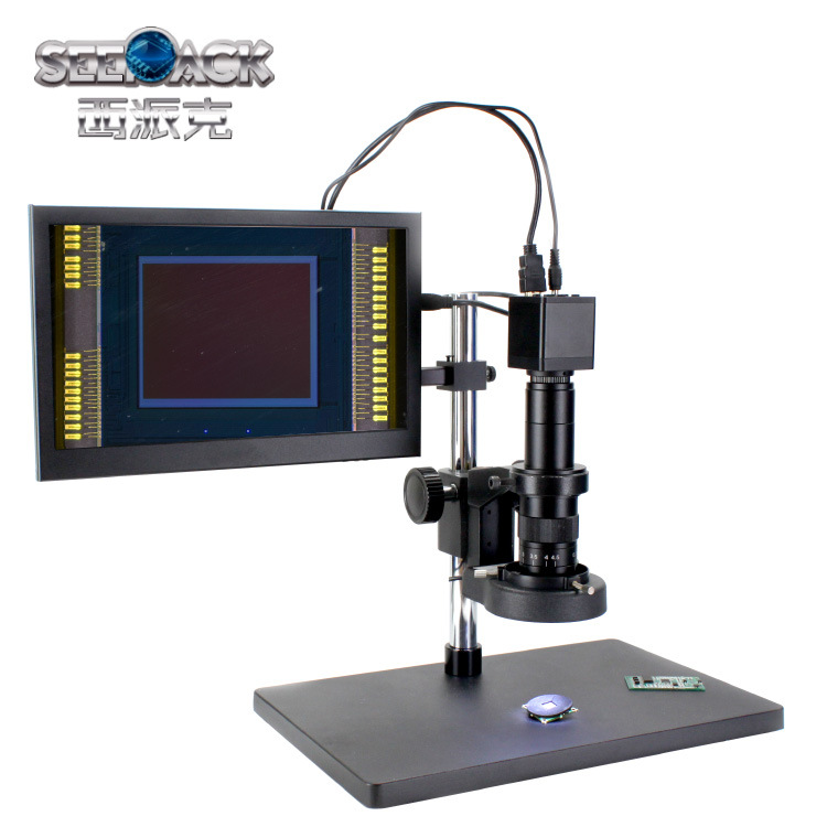 200WCCD显微镜 透射  网孔拍照存储测量视频电子数码显微镜