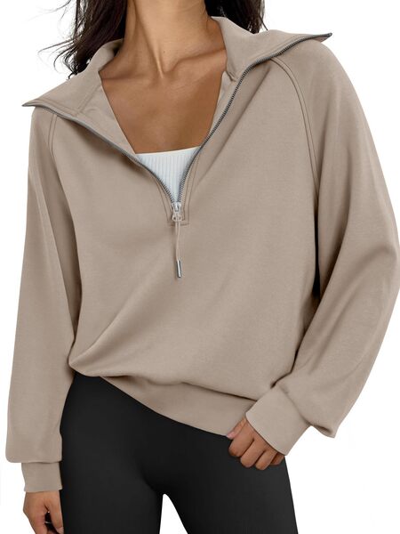 Autumn big sports chain with zipper