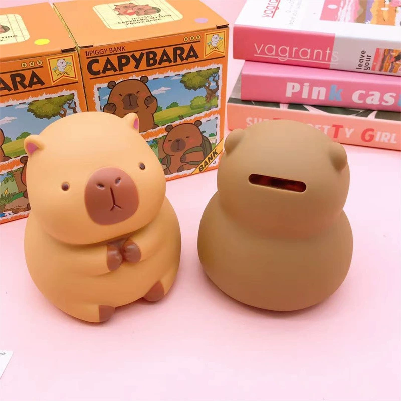Пластиковый cartoon милый копилка-свинья, игрушка