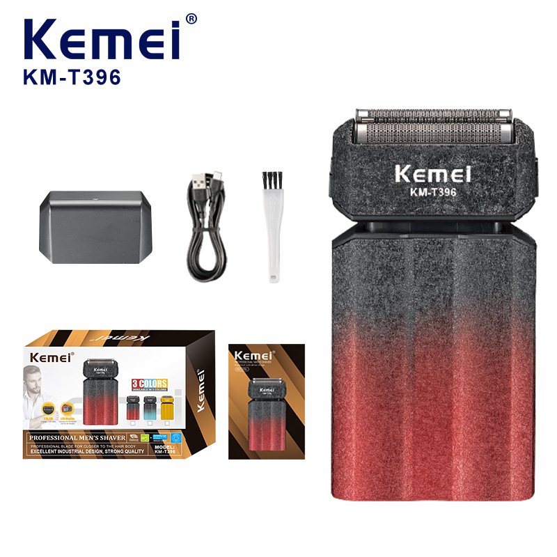 Kemei Kemei afeitador eléctrico recíproco afeitador recargable para hombres afeitador KM-T396