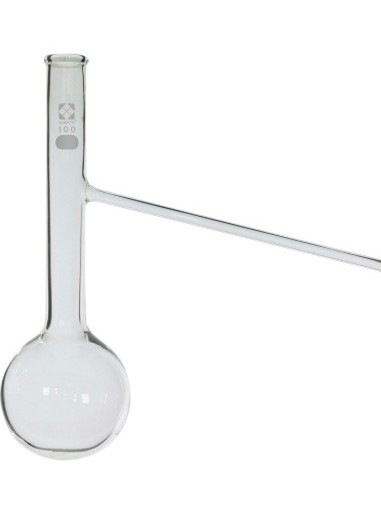 SIBATA柴田科学 010560-100 蒸馏瓶 Engler 100mL日本可重复使用