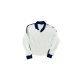 Ins Popular Early Autumn American Retro Slimming Look Wear Stripesd Splicing Sleeves Preppy Style Contrasting Color Long-Sleeved Tops for Girls