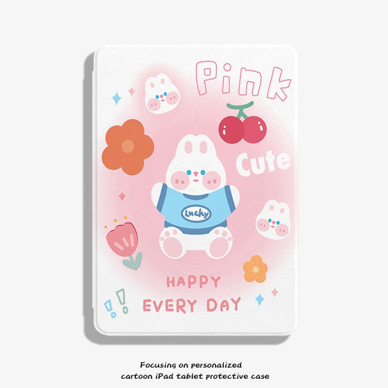 ipad2023 New painted protective cover 10.2-inch air4 tablet mini6/5 silicone book soft case