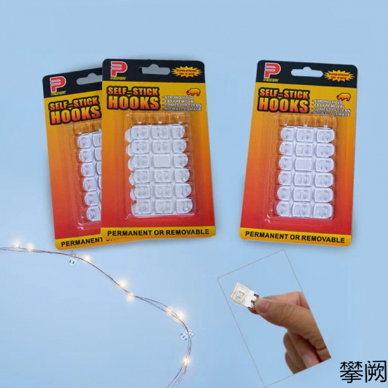 Transparent Traceless Extra Small Hooks for String Lights, Necklace Small Accessories, Removable Wall Mini Adhesive Hooks Transparent Traceless Extra Small Hooks for String Lights, Necklace Small Accessories, Removable Wall Mini Adhesive Hooks