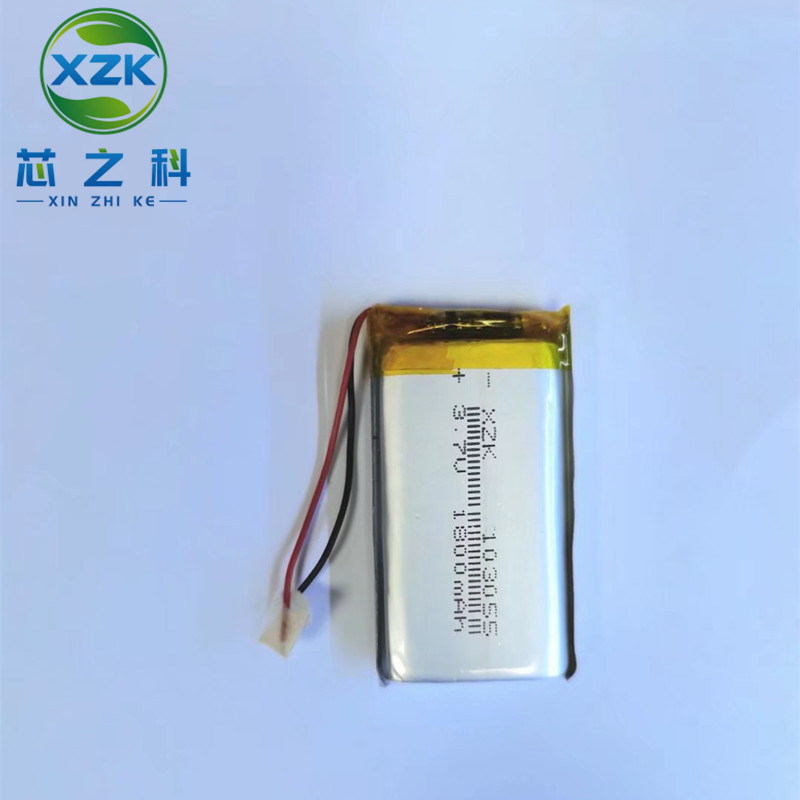 工厂103055聚合物锂电池3.7V-1500MAH蓝牙音箱LED灯具GPS定位器