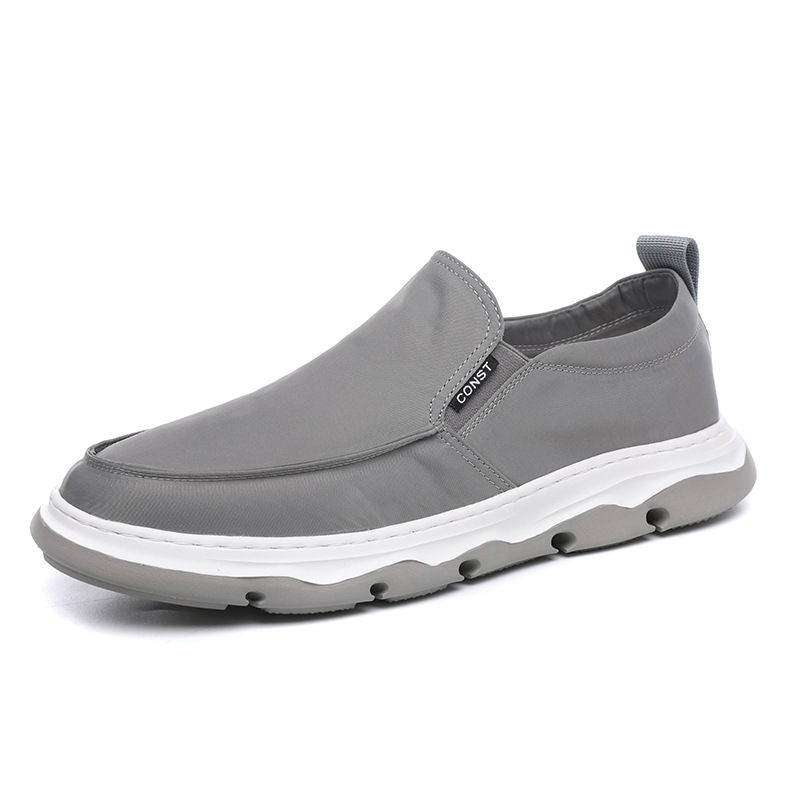 Old Beijing Cloth Shoes 2025 Men's Summer Breathable ice Silk quick-drying Casual shoes, light and versatile, one-step lazy shoes