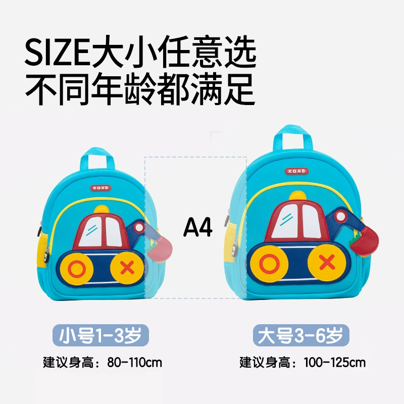 School bag for boys for kindergarten, children's backpack, new collection, diving, 3D, anti-lost
