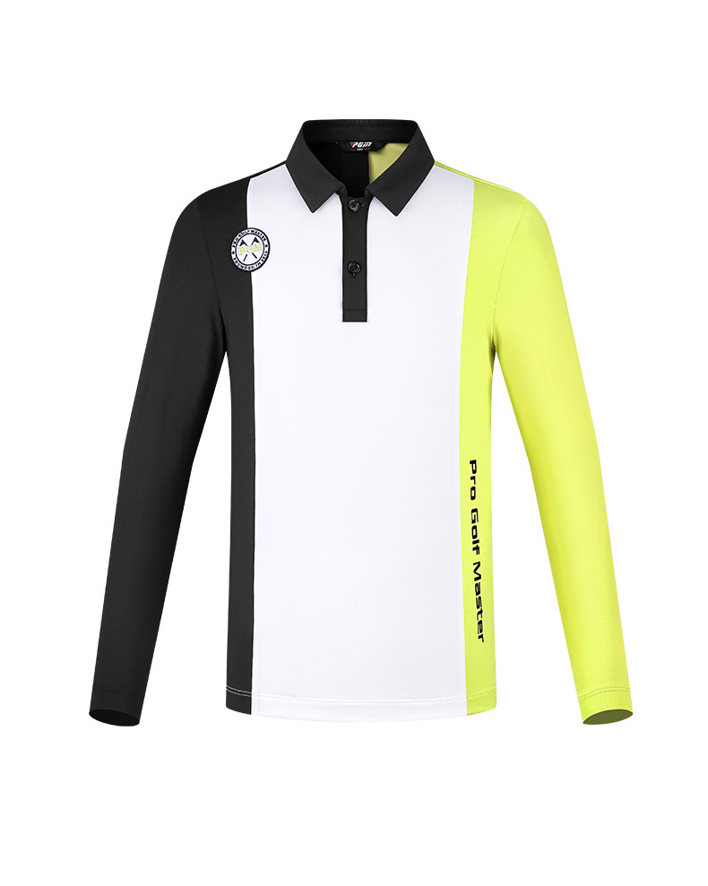 Áo thun dài tay golf trẻ em PGM – chất liệu polyester co giãn, ấm áp, thoải mái — YF493-màu xanh nhạt, YF493-màu xanh lá cây, YF493-màu đỏ chi tiết 21
