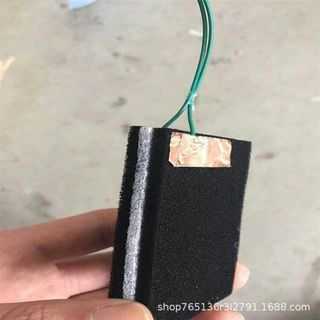 定制综合测试机插头用黑导电海绵 10的3到6次方不掉粉屏蔽海绵