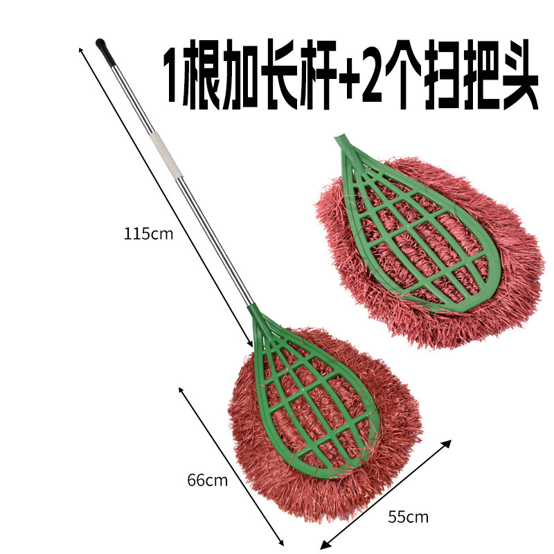 塑料丝大扫把环卫农村庭院子家用加长加粗省力扫灰除尘路面清理|undefined
