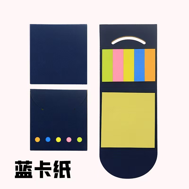 Cartera de papel kraft sonriente de post-it Post-it Post-it Transfronterizo Amazon N veces Post-it Notebook Personalizado Logotipo Impreso image 7