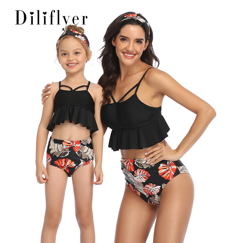 New Parent-child Swimsuit European And American Bikini