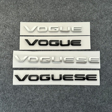 新款揽胜行政车标 VOGUE SE SCV6英文字母标 后厢尾标加长版