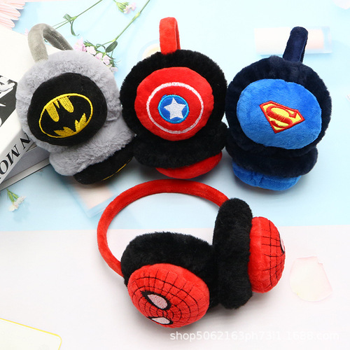 Children's cartoon ear covers cute ear muffs winter boys kids outdoor ear warmers for girls warm ear hangers wholesale