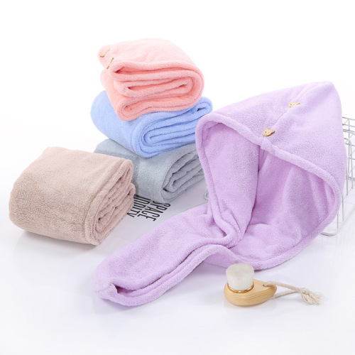 Soft, strong water-absorbent, thickened dry hair cap, household supplies, dry hair towel, hair wash, women's shampoo, shower cap, turban