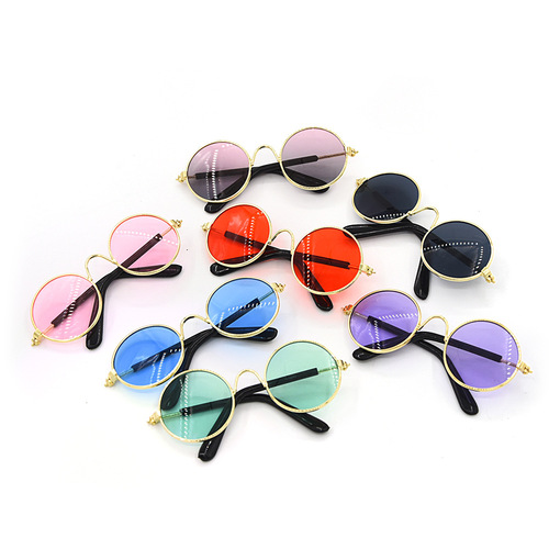 Cross-border new pet glasses Cat sunglasses Dog sunglasses Teddy personality funny headwear pet accessories