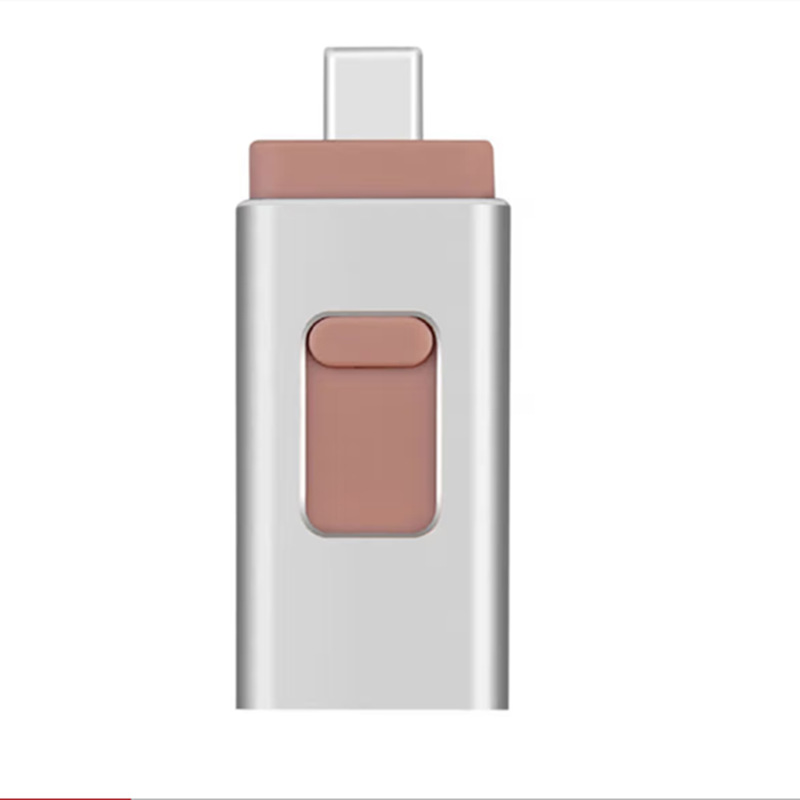 Cuatro en un teléfono móvil 64gu disco para Apple Android tipo-C ordenador creativo metal USB disco 16g32g