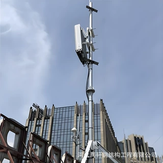 供应国标5G通信通讯发射信号基站通讯桅杆抱杆三脚支架便携式抱杆