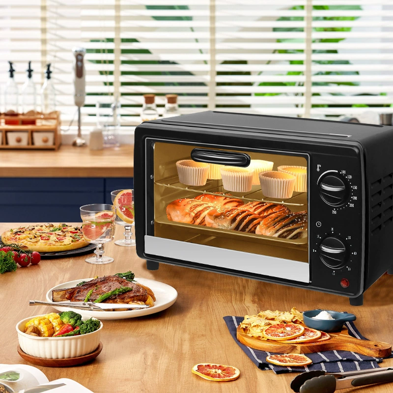 Oven внешняя торговля трансграничная домашняя мини 13L электрическая духовка многофункциональная выпечка микроволновка сетка красная печь фабрика прямо